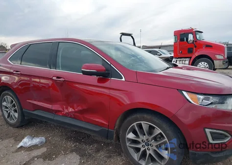 2015 Ford Edge Titanium z USA, uszkodzony, nr VIN 2FMPK4K8XFBC29453